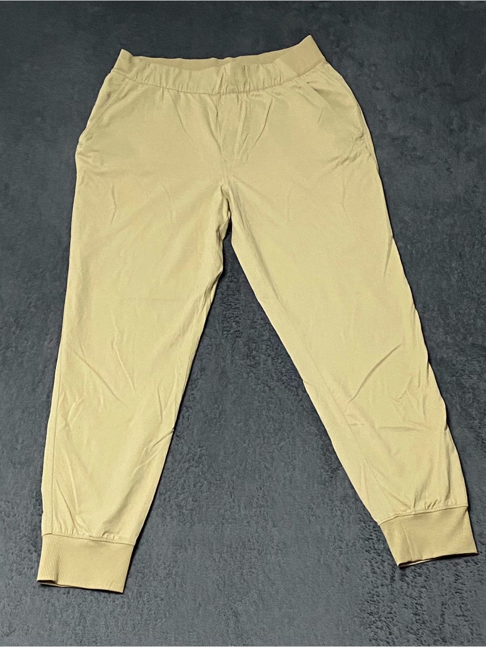 The North Face Aphrodite Jogger Pants Women M Tan Lightweight Water Repellent
